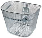 Корзина передняя стационарная Stels Крепл. на ось Серебристая 