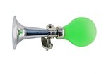 Клаксон металлический с зеленой грушей