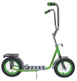 Двухколёсный самокат с надувными колёсами Novatrack Stamp N3 12