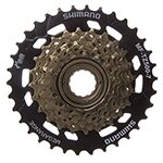Трещотка Shimano, TZ500, 7ск, 14-34, чер, AMFTZ5007434